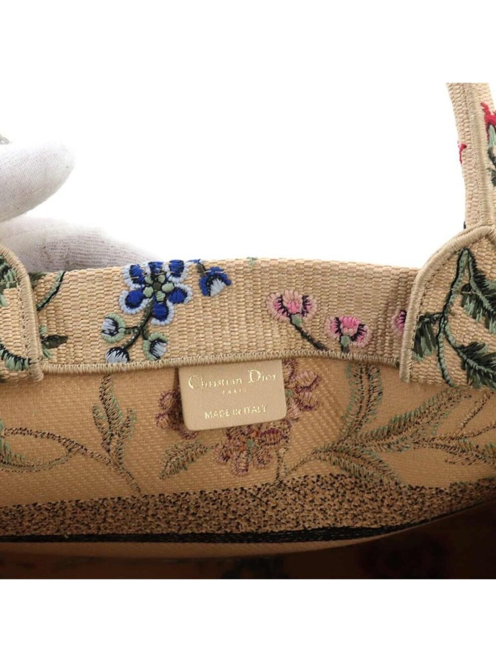 ★SOLD★ Dior Petite Fleur Book Tote Canvas - Picture 7 of 10